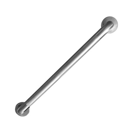 Boston Harbor Grab Bar, 24 In L Bar, Stainless Steel, Wall Mounted Mounting